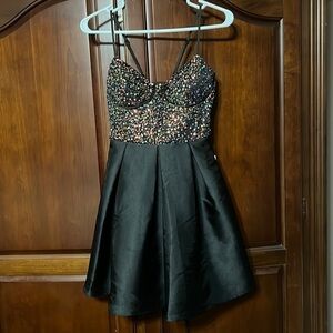 NWT PEAR CULTURE homecoming sparkly sequins formal  dress Size 5/6
